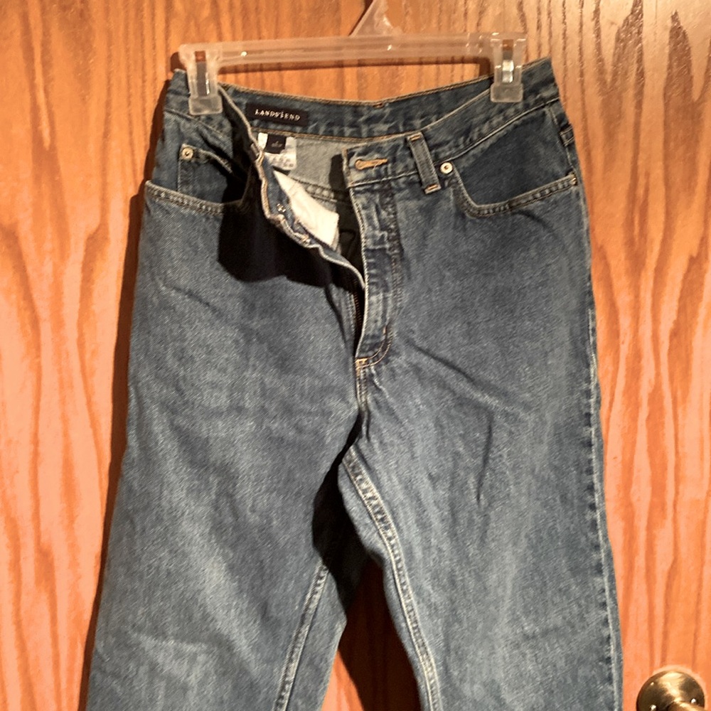 Vintage Lands End size 6 blue jeans